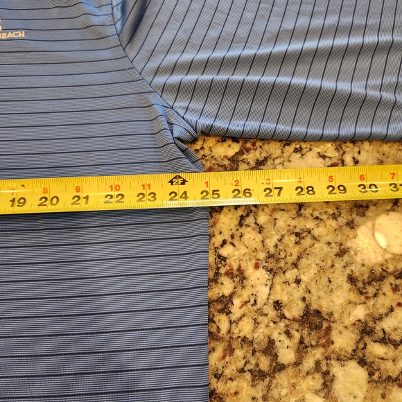 Pebble Beach Dry Luxe Performance Quarter-Zip Pullover With Embroidered Logo - Picture 6 of 8